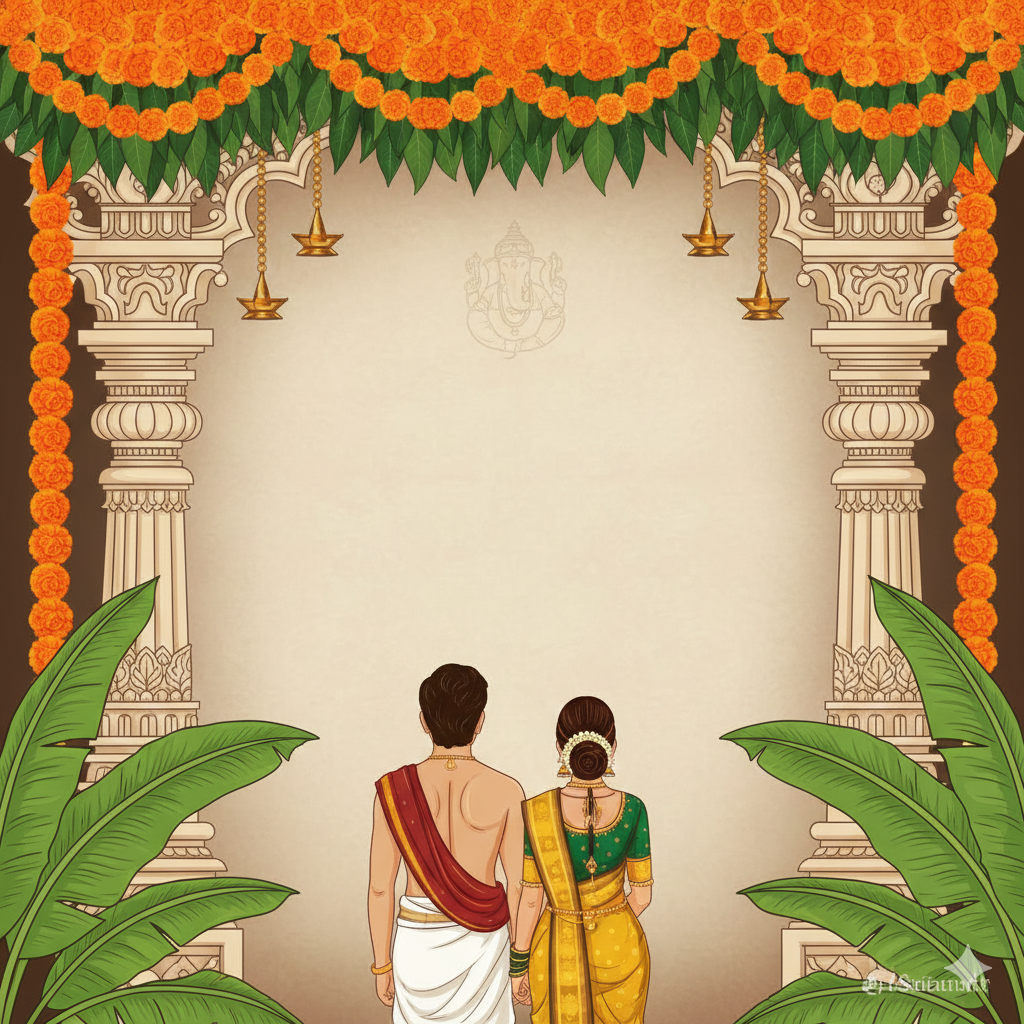 Wedding invitation template