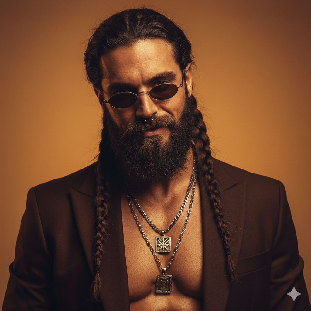 nani jadal look from paradise prompt