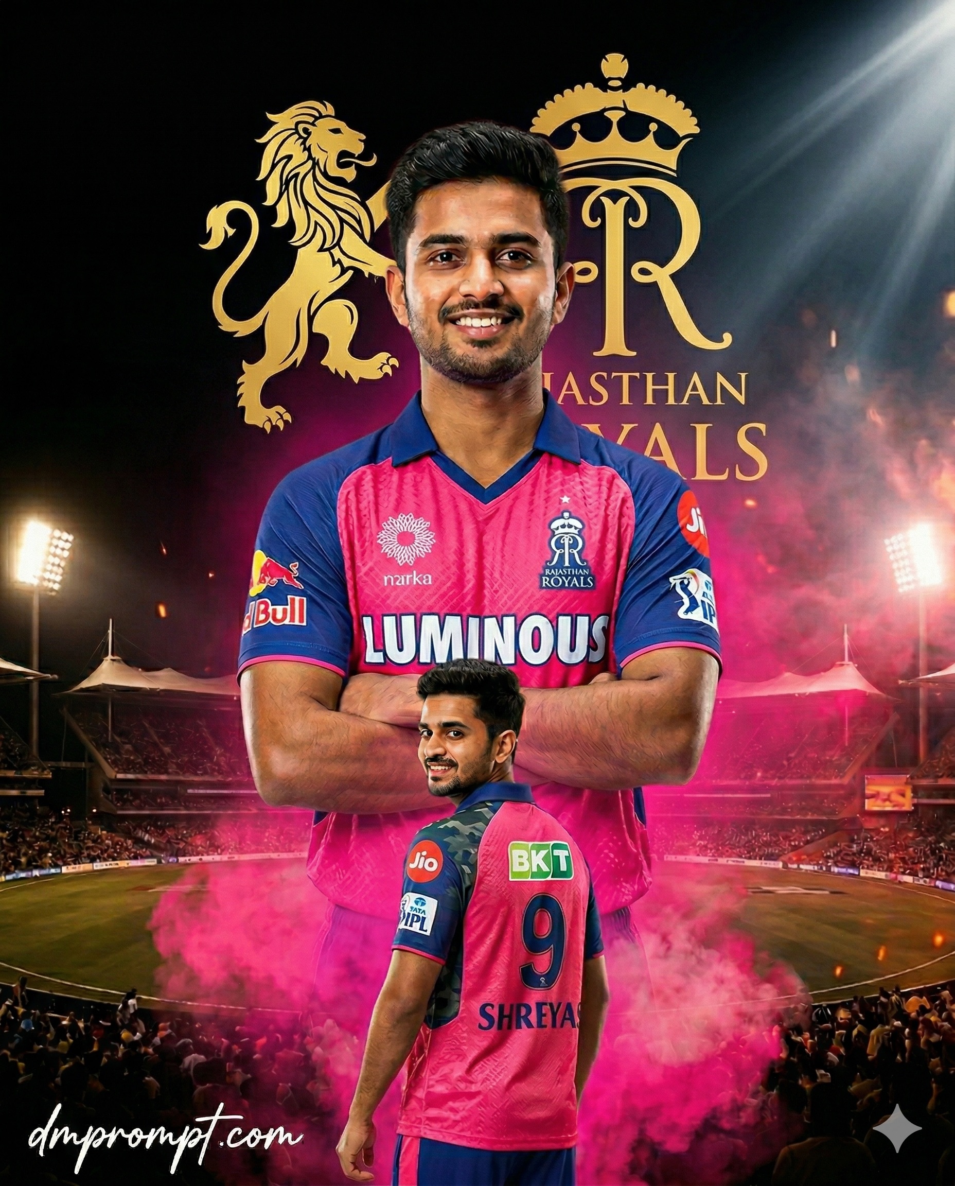 RR IPL-Style AI Poster Prompt