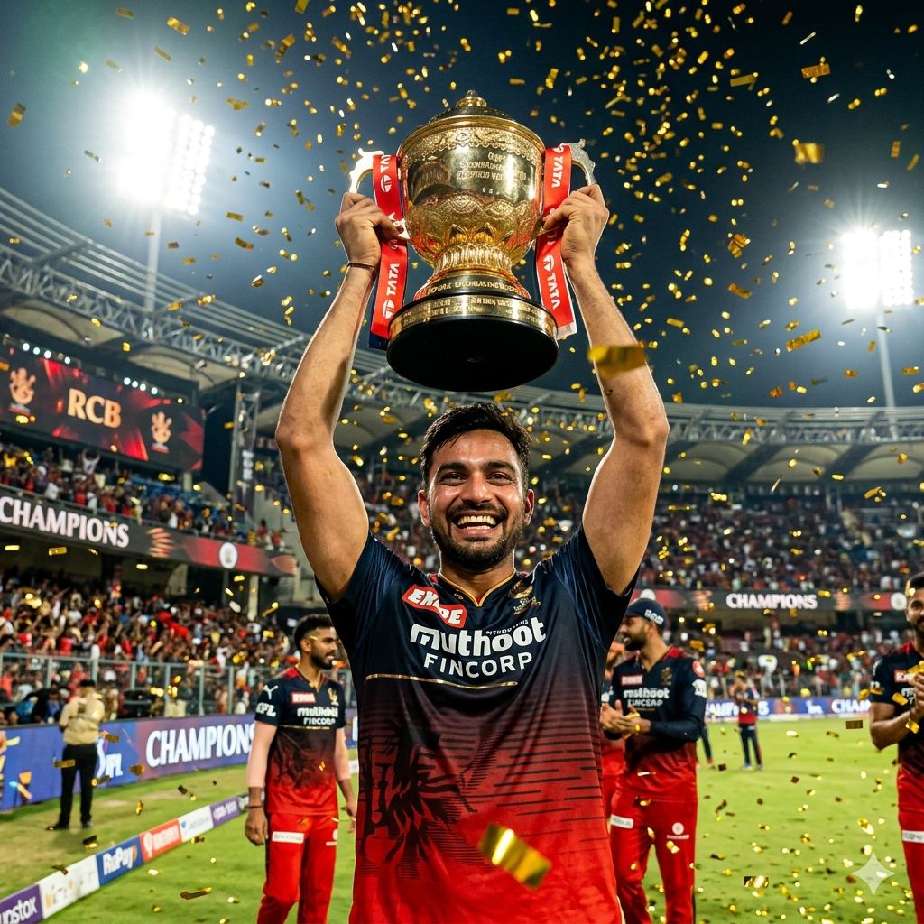 IPL RCB jersey trophy prompt
