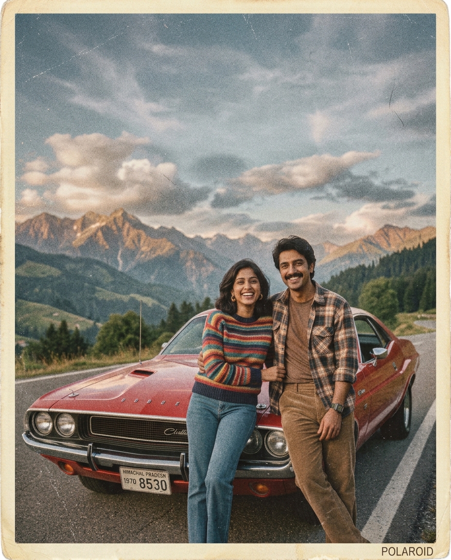 80s trend couple prompt
