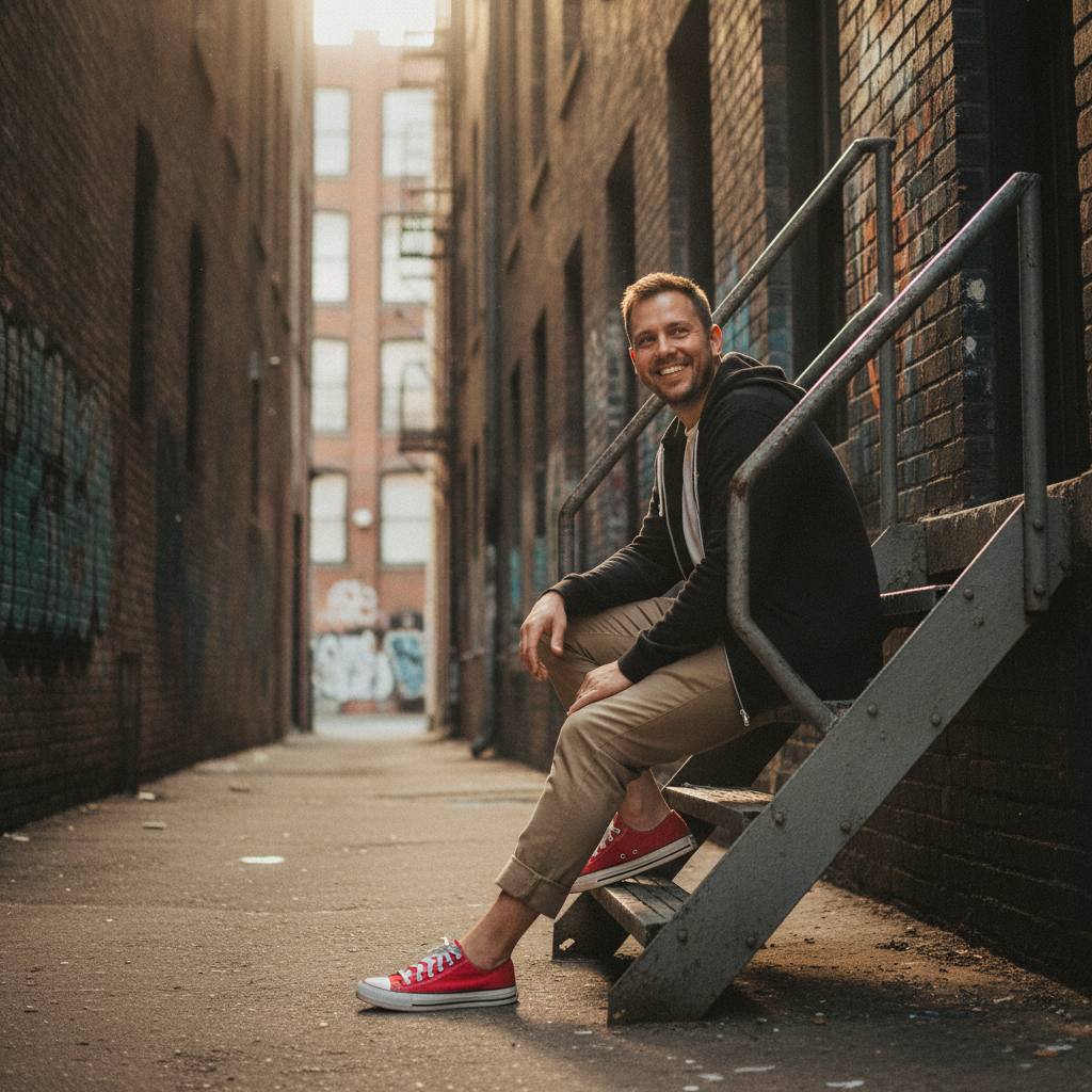 A classic urban portrait